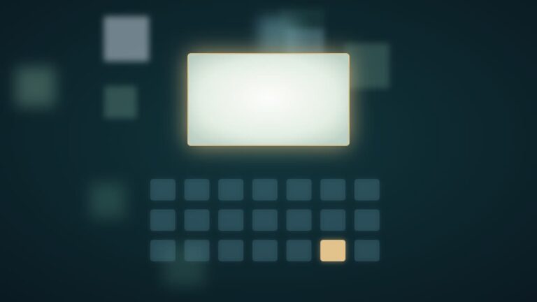 Écran lumineux et grille de calendrier avec une seule case allumée, promos TV de septembre 2026